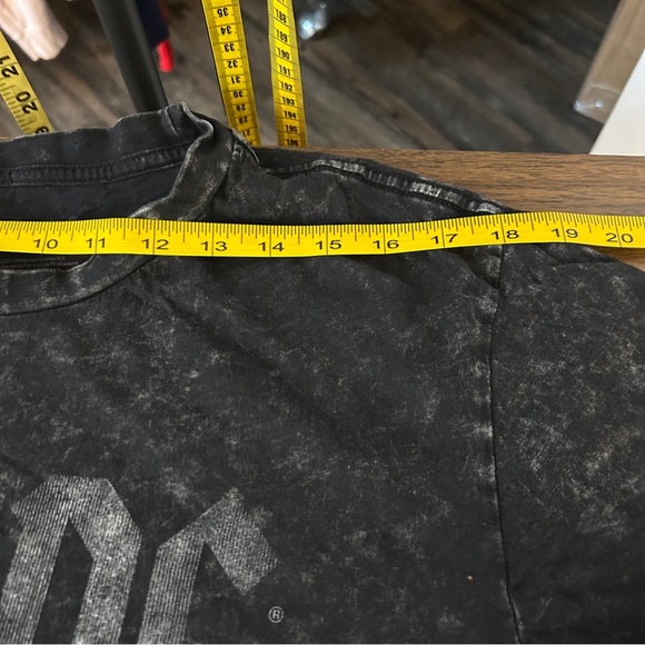 💕 AC/DC Men's Black Washed T-Shirt M - Picture 6 of 8